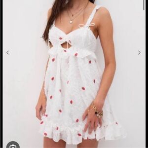 For love and lemons strawberry babydoll dress